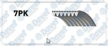 GATES 7PK1125 Kanalli Kayis Renault Scenic Megane 1.9dci 2.0 16v 02-